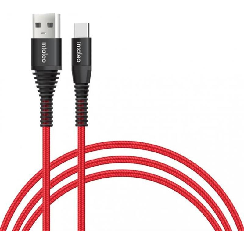 Intaleo CBRNYT1 USB 2.0 AM to Type-C 1.2m Red (1283126559464) - зображення 1