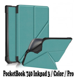 BeCover Обкладинка Ultra Slim Origami  для PocketBook 740 Inkpad 3 / Color / Pro Dark Green (707453)