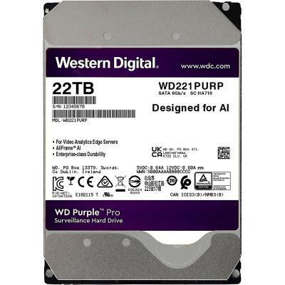 WD Purple Pro 22 TB (WD221PURP) - зображення 1