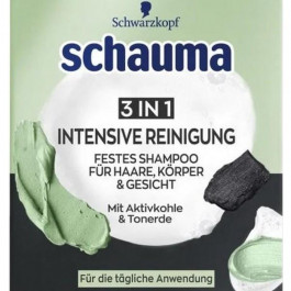 Schauma Твердий шампунь для волосся тіла та обличчя  3 in 1 Intensive Reinigung 60 г (4015100449440)
