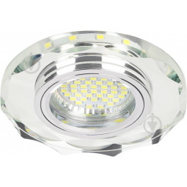 Accento Lighting Светильник точечный  MR16 с LED-подсветкой 3 Вт GU5.3 4000 К зеркальное стекло ALHu-MKD-E005