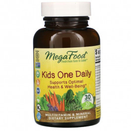 MegaFood Вітаміни для дітей, Kid&#039;s One Daily, , 1 в день, 30 таблеток
