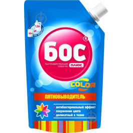 БОС плюс Пятновыводитель гель кислородный для цветных тканей Color 500 мл (4823015909238)