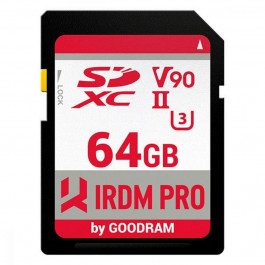 GOODRAM 64 GB SDXC UHS-II U3 IRDM PRO IRP-S9B0-0640R11