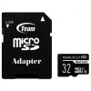TEAM 32 GB microSDHC Class 10 UHS-I Dash Card + SD Adapter TDUSDH32GUHS03 - зображення 1