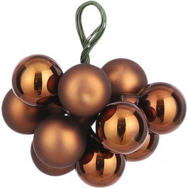 House of seasons Елочные стеклянные шарики-гроздья "", коричневые (8718861799910_2)