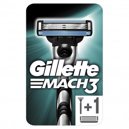 Gillette Бритва  Mach 3 с 2 сменными картриджами (7702018020706)