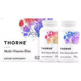 Thorne Мультивітамін Еліт, Multi-Vitamin Elite A.M. & PM, 2 баночки (THR-00653)