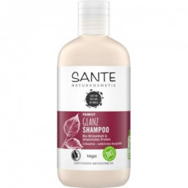 Sante Био-шампунь  Растительные протеины и Березовые листья для блеска волос 250 мл (4025089084754)