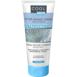 Cool Men Крем  Ultrasensitive антистресс после бритья для чувствительной кожи 200мл (4823015926303)