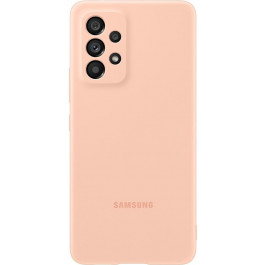 Samsung A536 Galaxy A53 5G Silicone Cover Peach (EF-PA536TPEG)