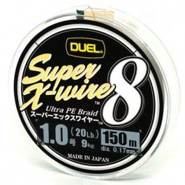 DUEL Super X-Wire 8 / Silver / #1.5 / 0.21mm 150m 13.5kg (H3601-S)