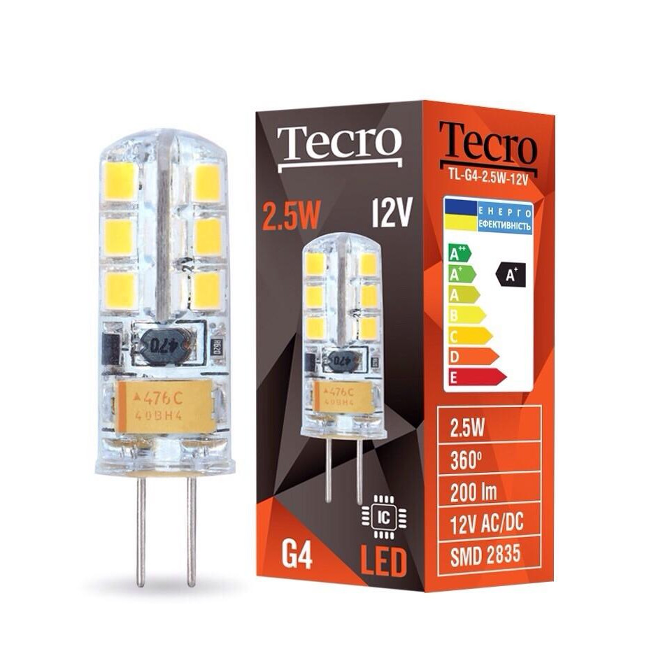 Tecro TL-G4-2.5W-12V 4100K - зображення 1