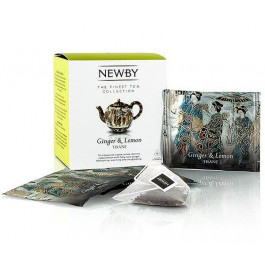 Newby Травяной чай Имбирь и лимон в пирамидках 15 шт (601840)