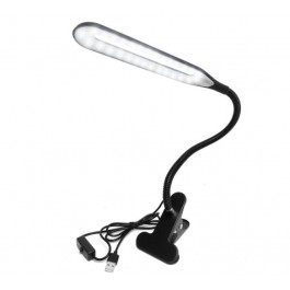 UFT LED Lamp1 Black з гнучкою ніжкою та прищіпкою (belamp1B)