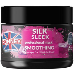 Ronney Маска  Smoothing Silk and Sleek Протеїнова для тонкого і тьмяного волосся 300 мл (5060589155862)