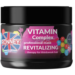 Ronney Маска  Vitamin Complex Вітамінна для тонкого і слабкого волосся 300 мл (5060589155725)