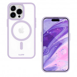 LAUT HUEX PROTECT with MagSafe IMPKT Cell Technology for iPhone 14 Pro Max, Lilac (L_IP22D_HPT_PU)