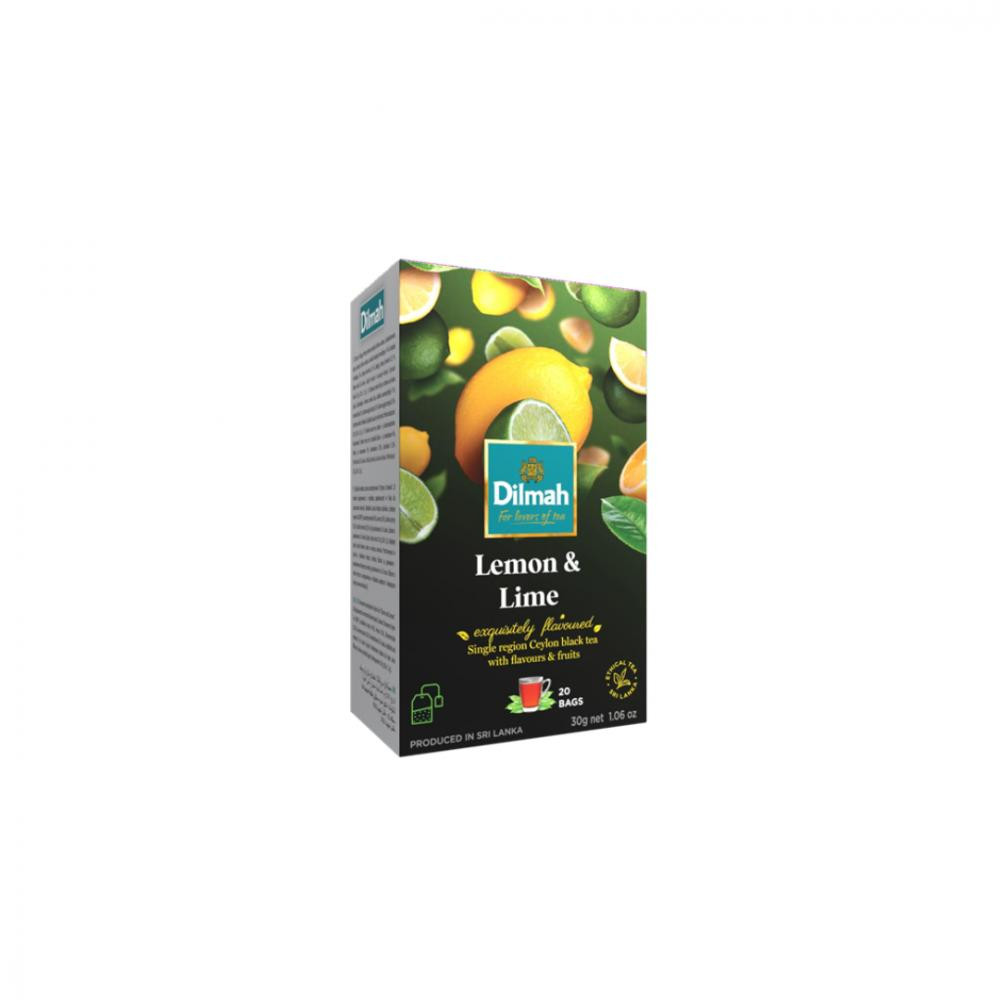 Dilmah Чай  Лимон і лайм 20х1.5 г (9312631142136) - зображення 1