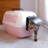 Ferplast Закрытый туалет Toilet Home Prima Decor Pink для кошек из пластика (72053716) - зображення 2