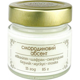 Plamis Свічка ароматична соєва  Смородиновий абсент 85 г 15 годин (AB-100-19)
