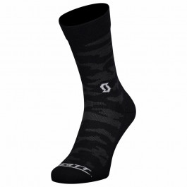 Scott шкарпетки  TRAIL CAMO CREW black/dark grey / розмір 36-38