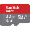 SanDisk 32 GB microSDHC UHS-I Ultra + SD adapter SDSQUNR-032G-GN3MA - зображення 1