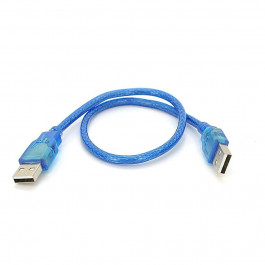 Ritar USB 2.0 AM/AM 0.5m Blue (YT-AM/AM-0.5TBL)