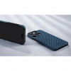 Pitaka MagEZ Case 4 Twill 1500D Black/Blue for iPhone 15 Pro Max (KI1508PM) - зображення 5
