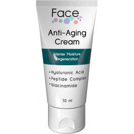 Face lab Омолоджувальний крем  Anti-Aging Cream з пептидами та гіалуроновою кислотою 50 мл (4820243881121)