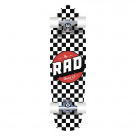 RAD Retro Checker Cruiser Skateboard 28" Black