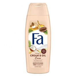 Fa Гель для душу  Сream & Oil з олією кокоса та ароматом олії какао, 250 мл (3178041337328)