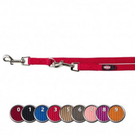Trixie Поводок - перестёжка для собак &quot;Premium&quot; двойной 2 м /10 мм , красный (TX-201003)