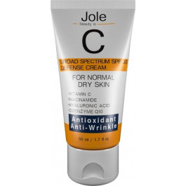 Jole Cosmetics Дневной крем  Broad Spectrum SPF 30 Defencse Cream с Витамином С, Ниацинамидом и Коэнзимами 50 мл (4