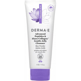 Derma E Ніжний очищувальний гель-желе  Advanced Peptides & Flora-Collagen з удосконаленими пептидами та кола