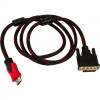 CHARMOUNT DVI - HDMI 3m Black (50030) - зображення 1