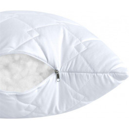 Sleepingg Подушка  антиалергенна з блискавкою 50х70 см біла (4820182650093)