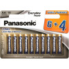 Panasonic AA bat Alkaline 10шт Alkaline Power (LR6REE/10B4F) - зображення 1