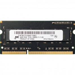 Micron 4 GB SO-DIMM DDR3L 1600 MHz (MT8KTF51264HZ-1G6E2)