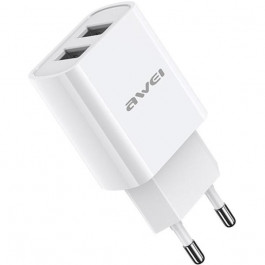 Awei C3 2USB 2.1A White