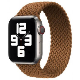 HiC Ремінець  for Apple Watch 41/40/38mm - Braided Solo Loop Brown - Size M