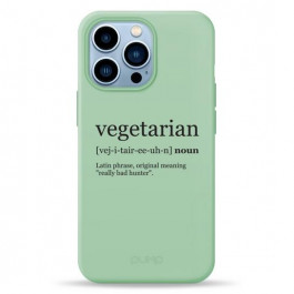 Pump Silicone Minimalistic Case for iPhone 13 Pro Vegetarian Wiki (PMSLMN13PRO-4/253)