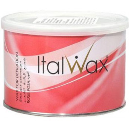 ItalWax Теплий віск для депіляції  Троянда в банці 400 мл (8032835161047)