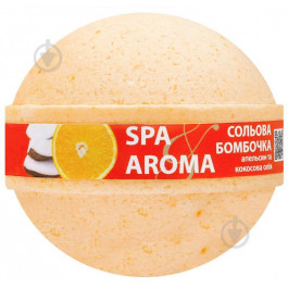 BIOTON Сольова бомбочка для ванни  Spa&Aroma Апельсин і Кокосова олія 200 г (4820026156118)