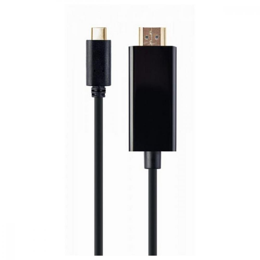 Cablexpert USB-C to HDMI 2m Black (A-CM-HDMIM-01) - зображення 1