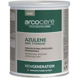 Arcocere Віск у банку для депіляції  New Generation Zink Titanium Azulene 800 мл (8024908052420)