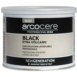 Arcocere Віск у банку для депіляції  New Generation Black Etna volcano 400 мл (8024908052376)