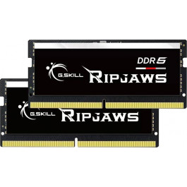 G.Skill 64 GB (2x32GB) SO-DIMM DDR5 5600 MHz Ripjaws (F5-5600S4040A32GX2-RS)
