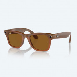 Ray-Ban Смарт-окуляри Meta Wayfarer Shiny Caramel Frame Brown Lenses (RW4006 670683 50-22)