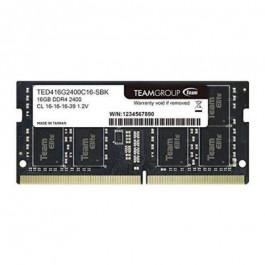 TEAM 16 GB SO-DIMM DDR4 2400 MHz (TED416G2400C16-S01)